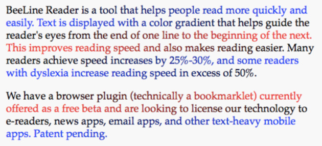 Read A Lot On Screen? Try Beeline Reader